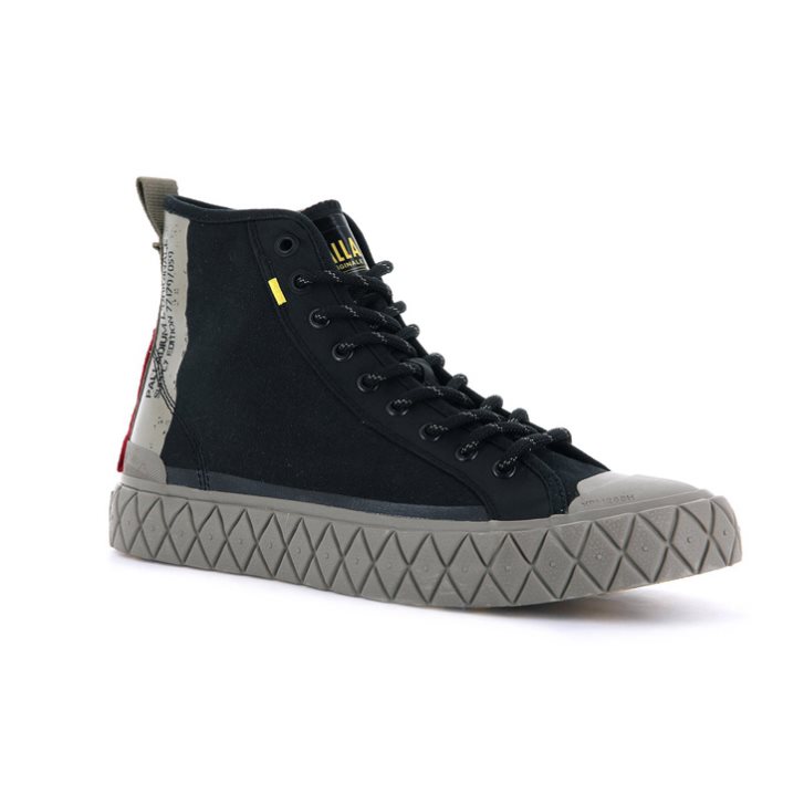 Dámské Tenisky Palladium Palla Ace Supply Mid High Tops Černé | CZ ZFS-87U